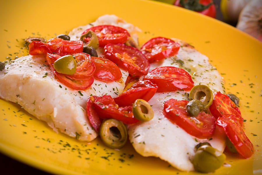 Pomodorini e coda di rospo – Monkfish and Cherry Tomatoes